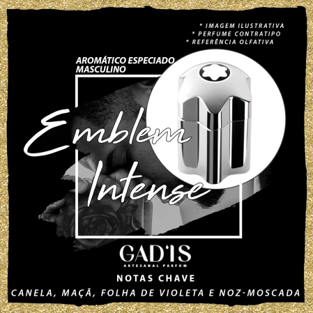 Perfume Similar Gadis 53 Inspirado em Emblem Intense Contratipo